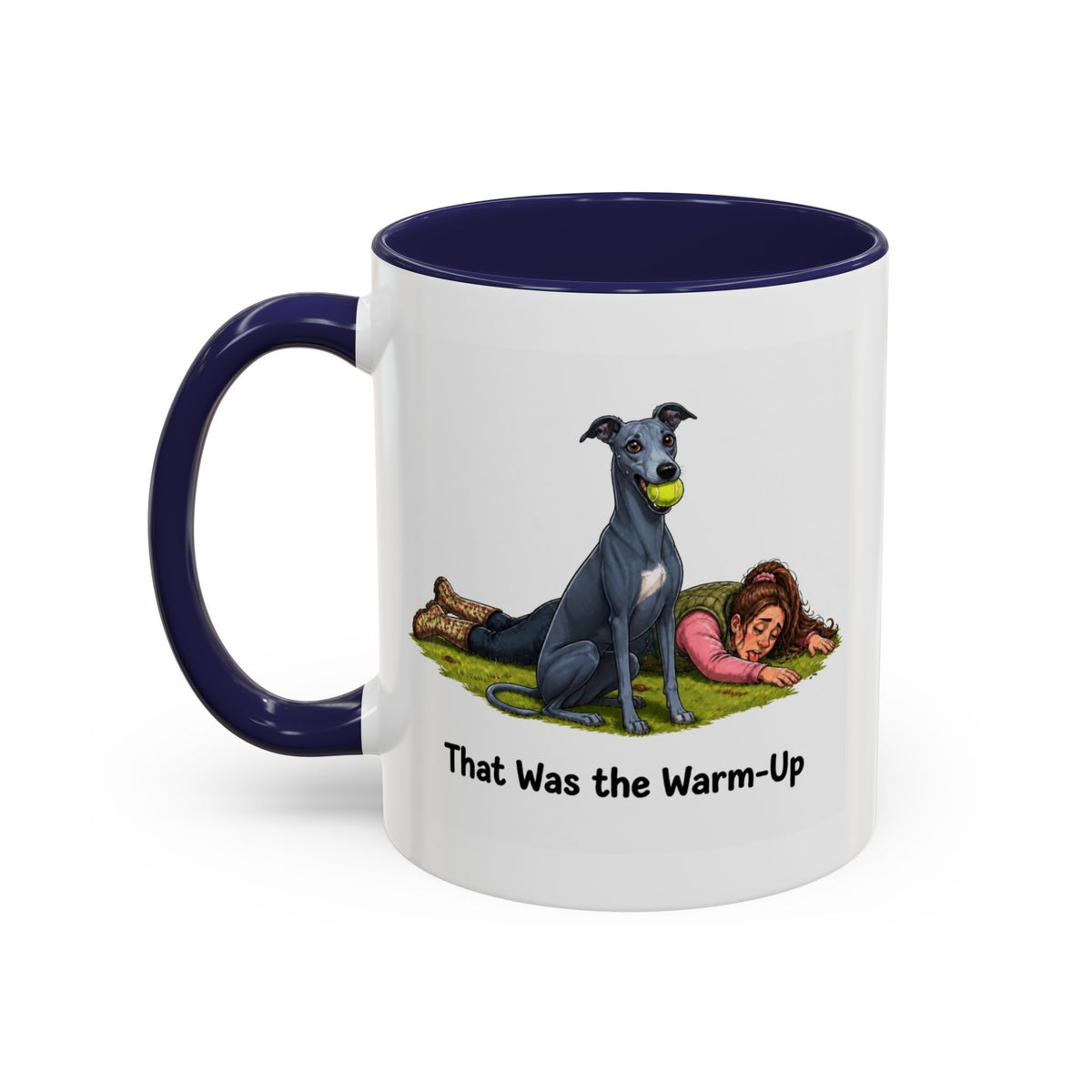 Warm-Up Mug - Whippet - Blue - Woman