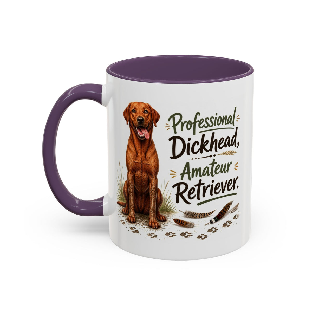 Funny Fox Red Labrador Mug - Professional Dickhead, Amateur Retriever, Working Gun Dog Gift, Pheasant Shooting Mug, 11oz