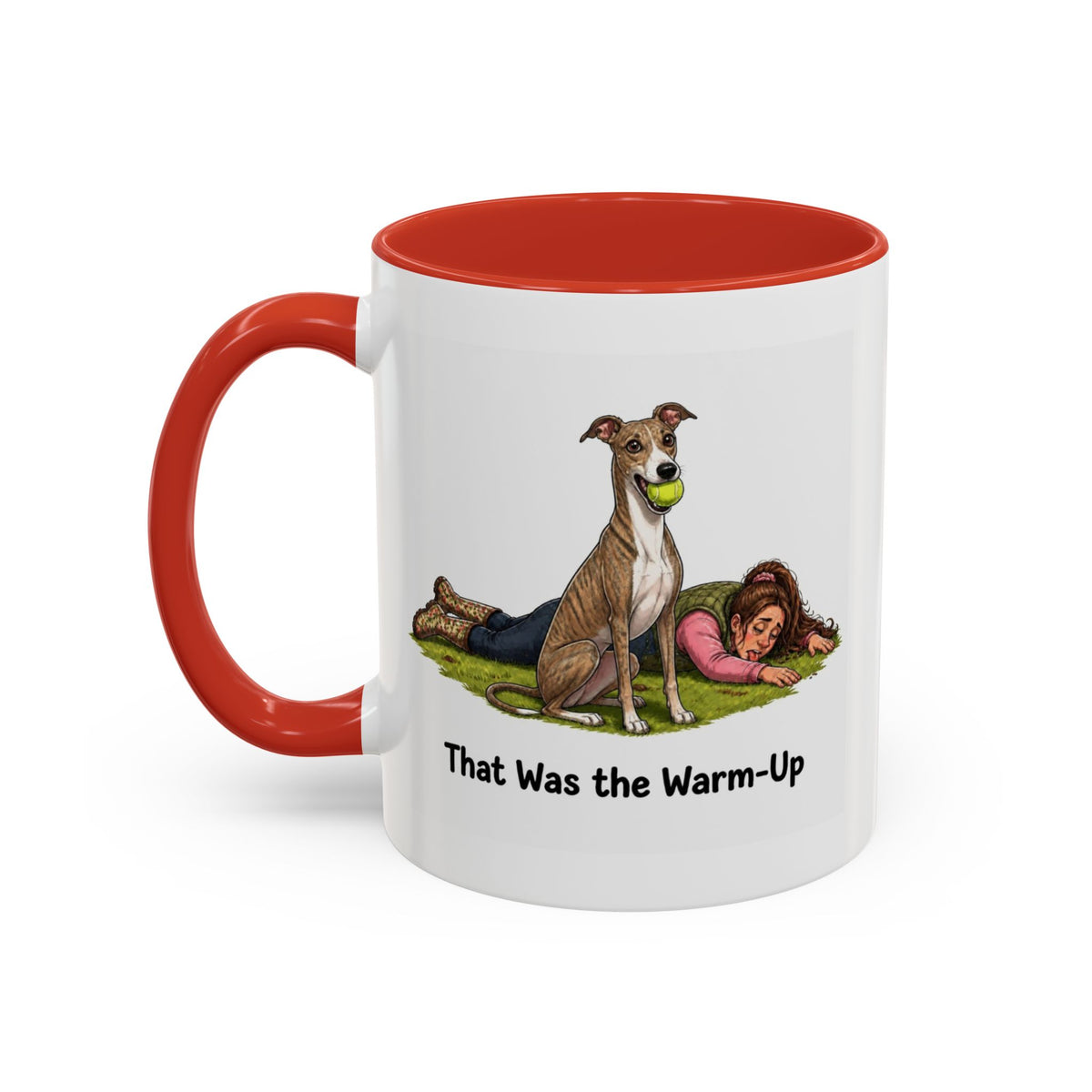 Warm-Up Mug - Whippet - Brindle - Woman