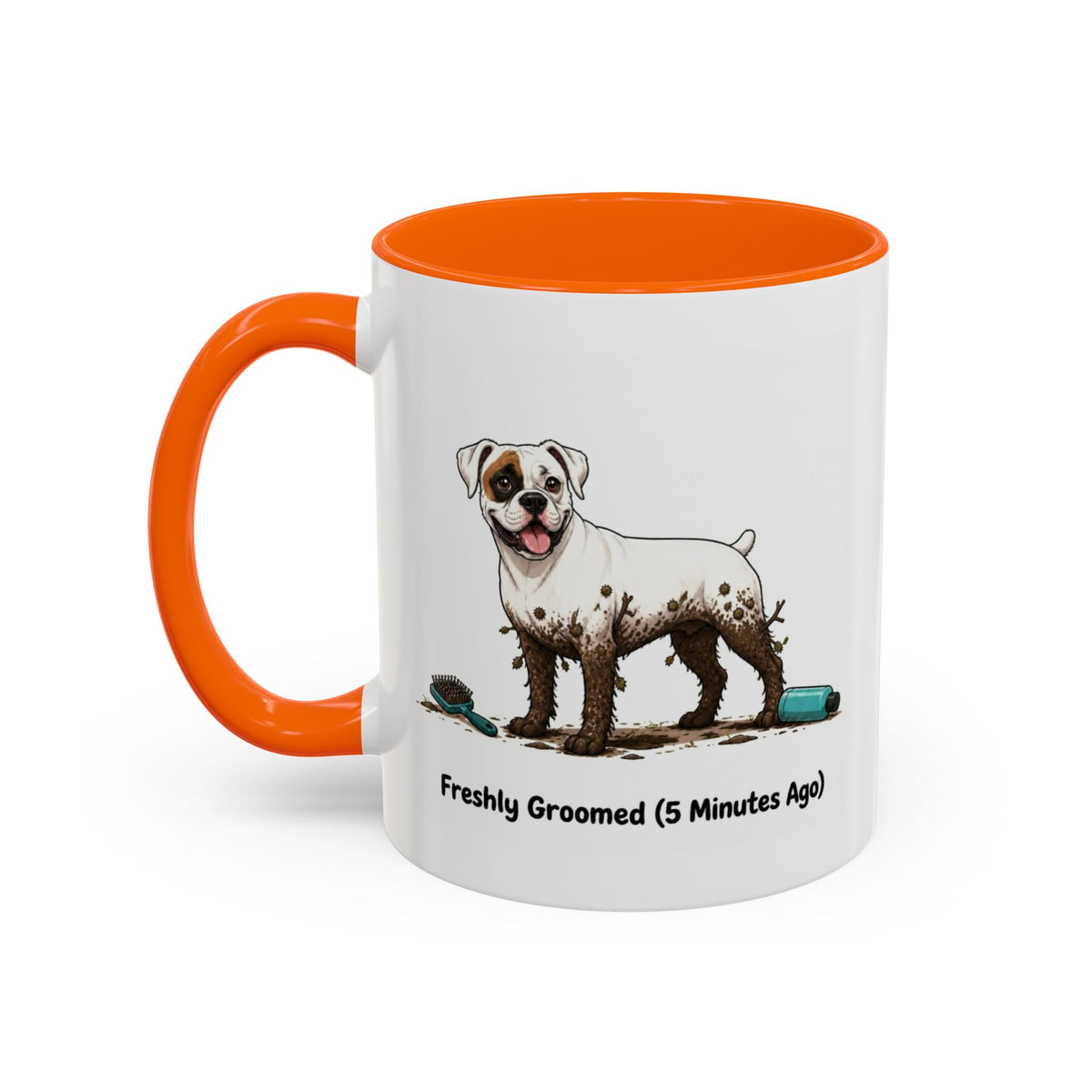 Freshly Groomed Mug - Boxer - White
