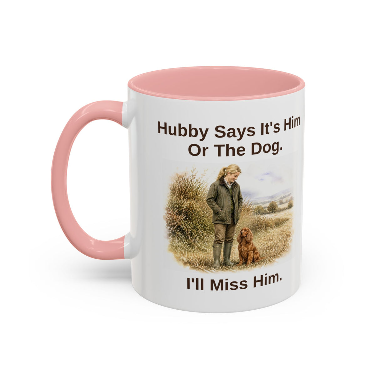 Hubby Says Mug - Cocker Spaniel - Red - Blonde