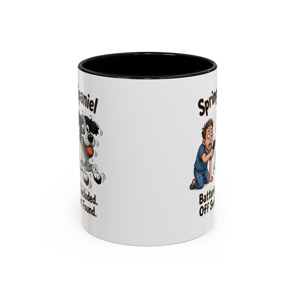 Off Switch Mug - Springer - Black & White - Man