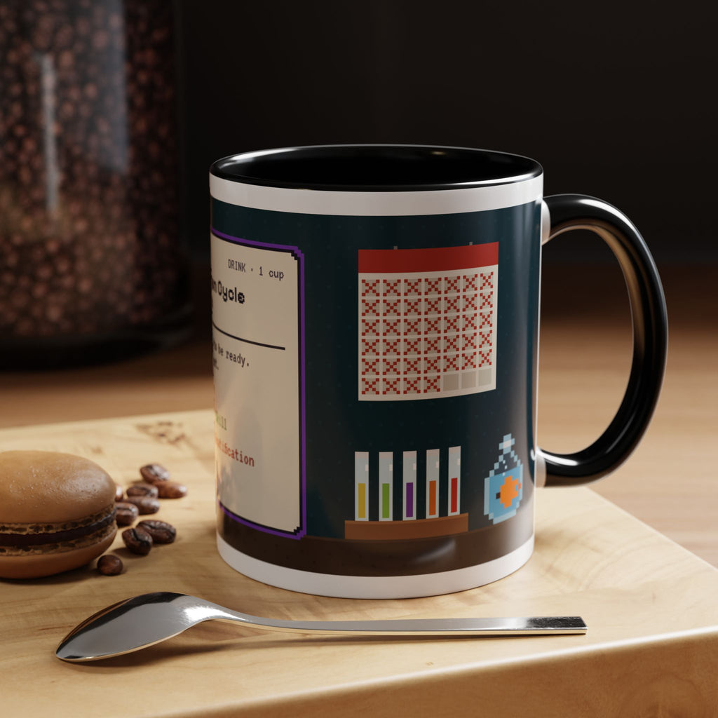 Nitrogen Cycle Coffee pixel art aquarium mug, 11oz ceramic – view 8