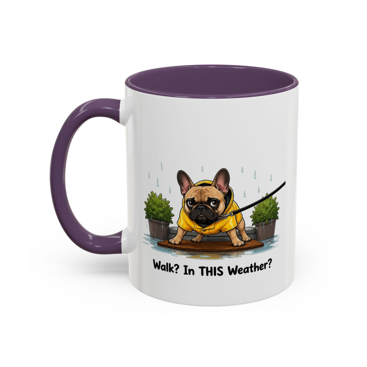 Walk Weather Mug - French Bulldog - Fawn