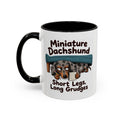 Short Legs Long Grudges Mug - Dachshund - Dapple