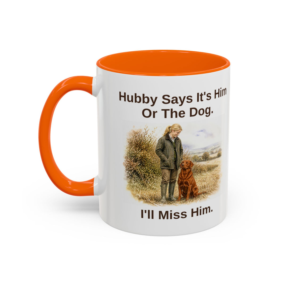 Hubby Says Mug - Labrador - Fox Red - Blonde