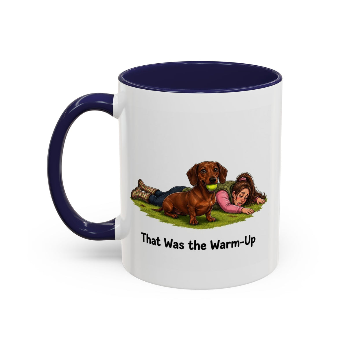 Warm-Up Mug - Mini Smooth Dachshund - Red - Woman