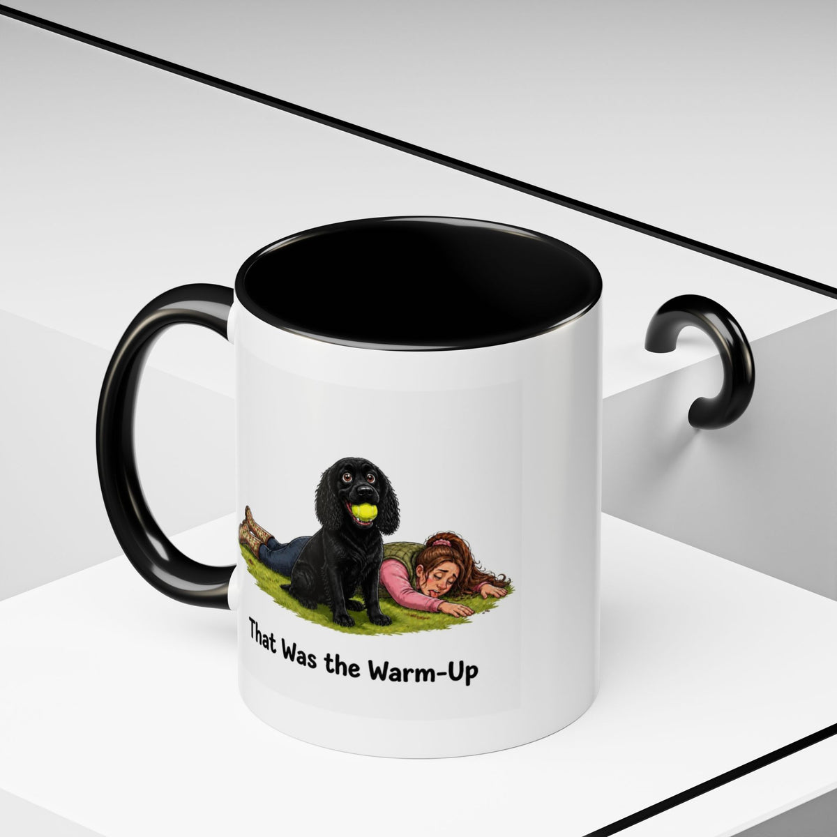 Warm-Up Mug - Cocker Spaniel - Black - Woman