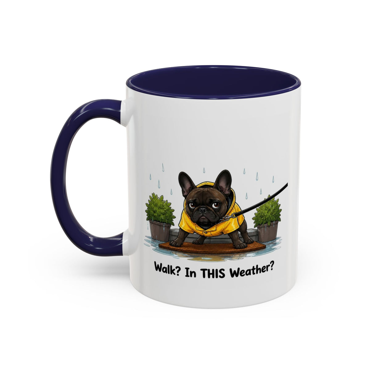 Walk Weather Mug - French Bulldog - Brindle