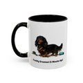 Freshly Groomed Mug - Mini Long Haired Dachshund - Black & Tan
