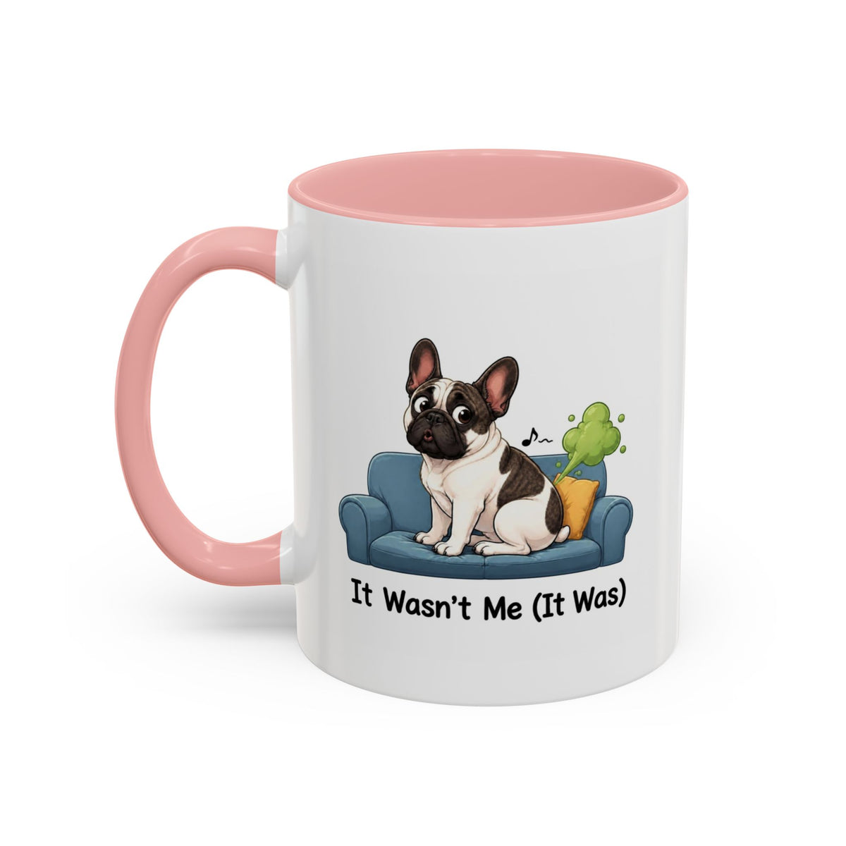 It Wasn't Me Mug - French Bulldog - Pied