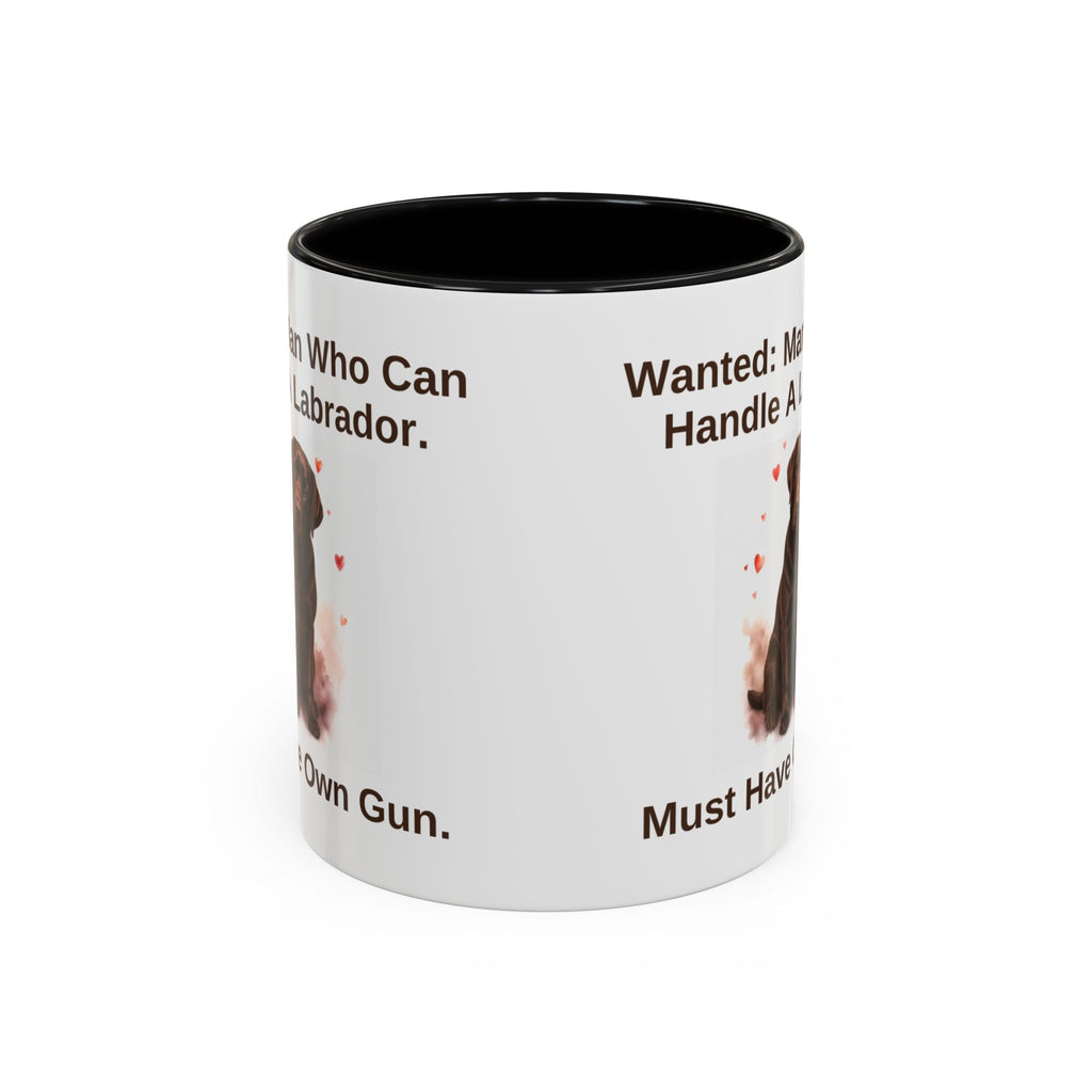 Wanted Mug - Labrador - Chocolate - Man