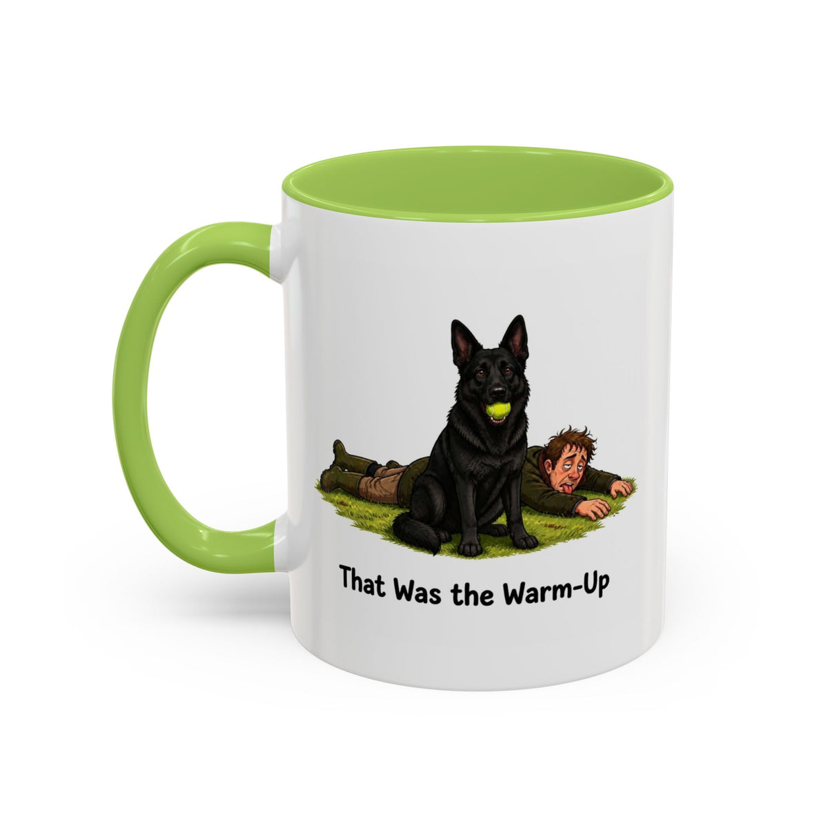Warm-Up Mug - German Shepherd - Black - Man