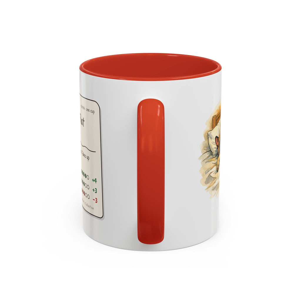 Funny French Bulldog Mug – Snoring Frenchie Bed Hog, Watercolour Dog Lover Gift, 11oz Ceramic Coffee Cup