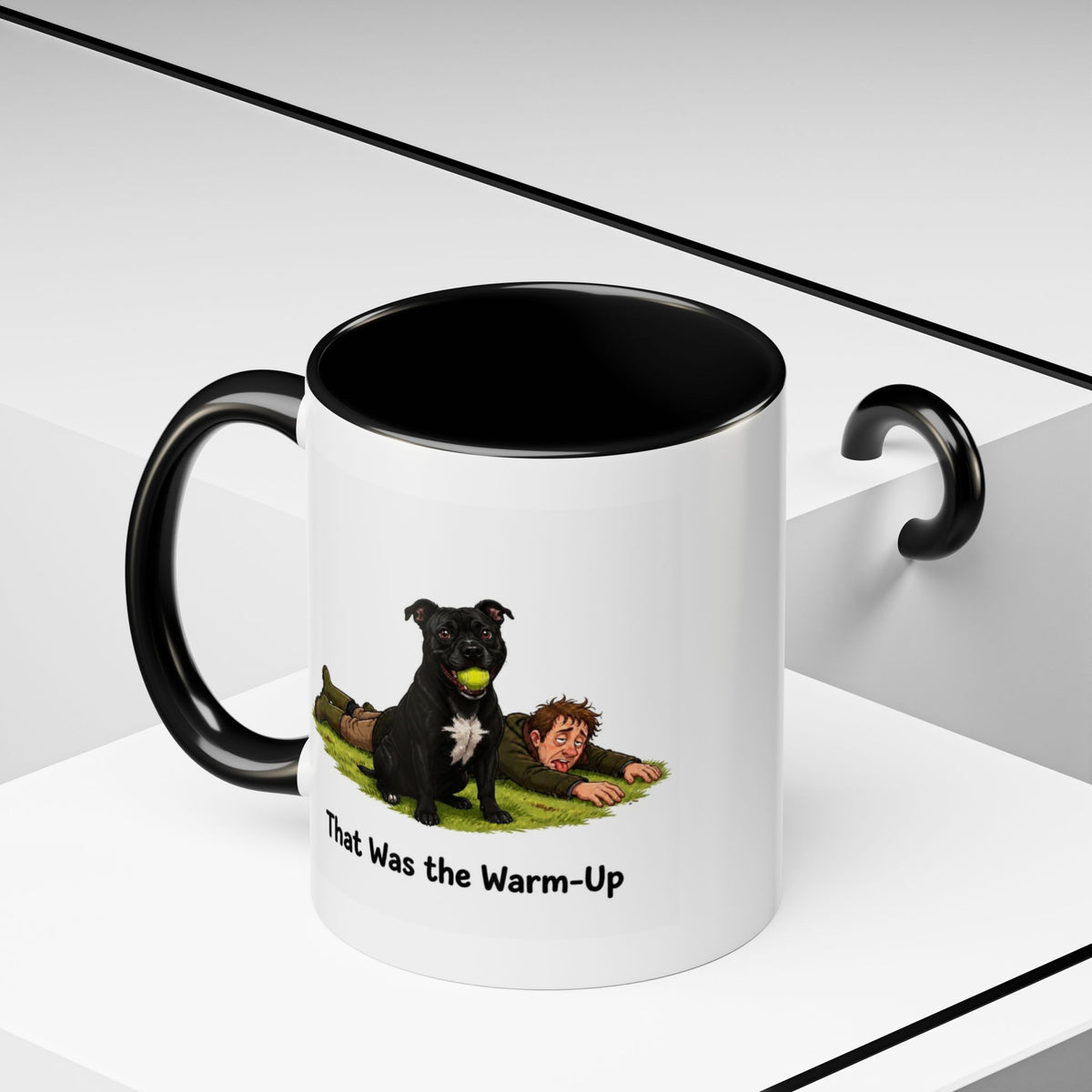 Warm-Up Mug - Staffordshire Bull Terrier - Black - Man