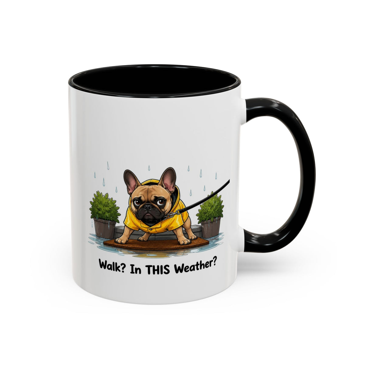 Walk Weather Mug - French Bulldog - Fawn