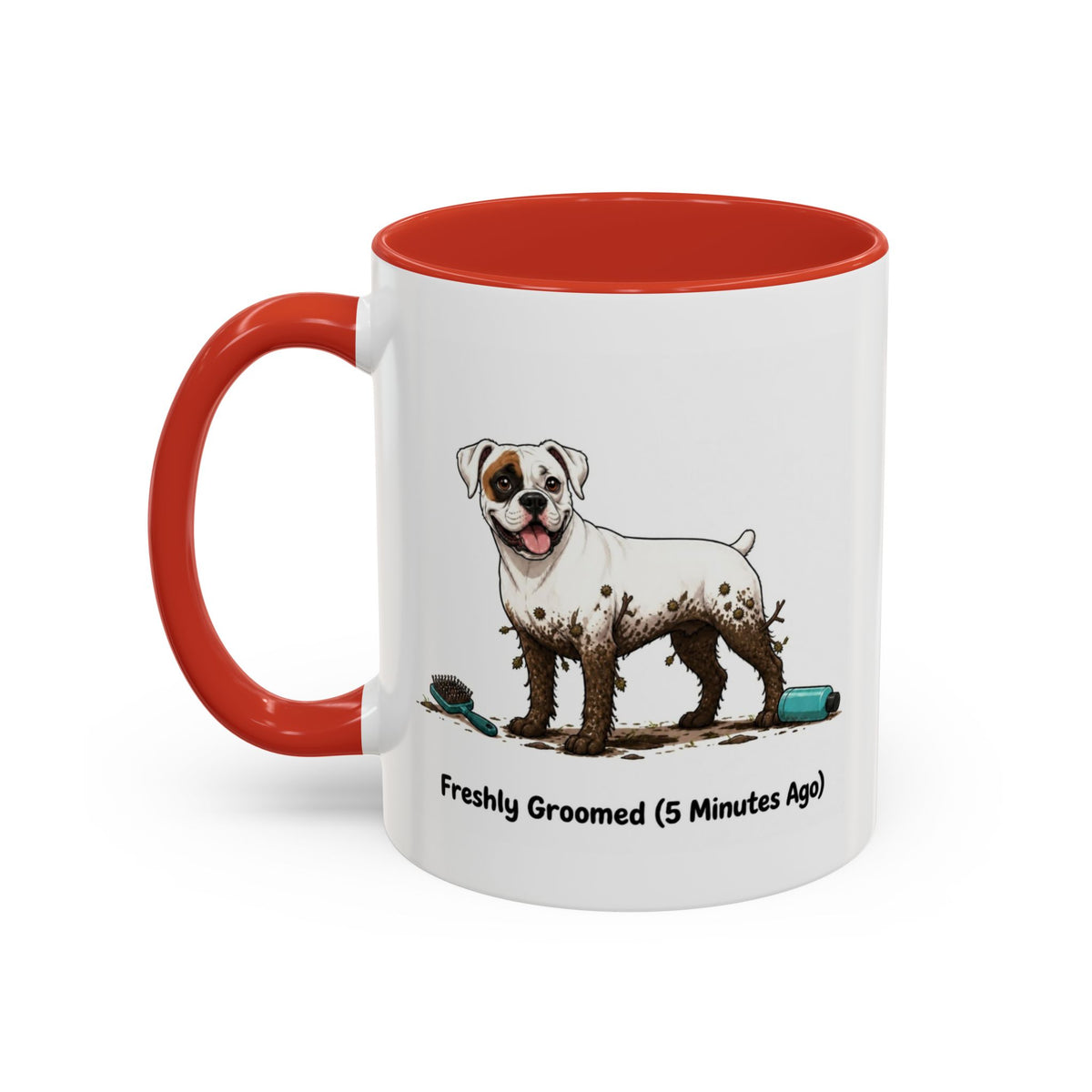 Freshly Groomed Mug - Boxer - White