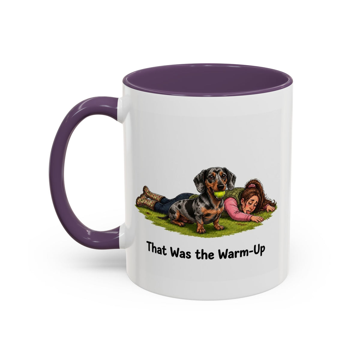 Warm-Up Mug - Mini Smooth Dachshund - Dapple - Woman