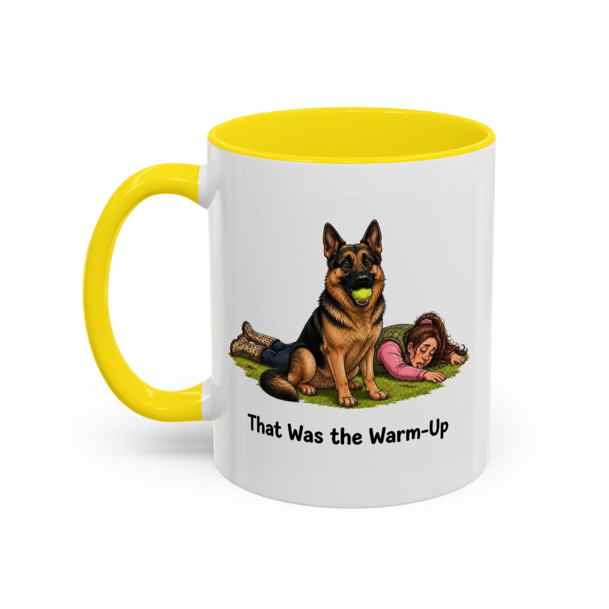Warm-Up Mug - German Shepherd - Black & Tan - Woman