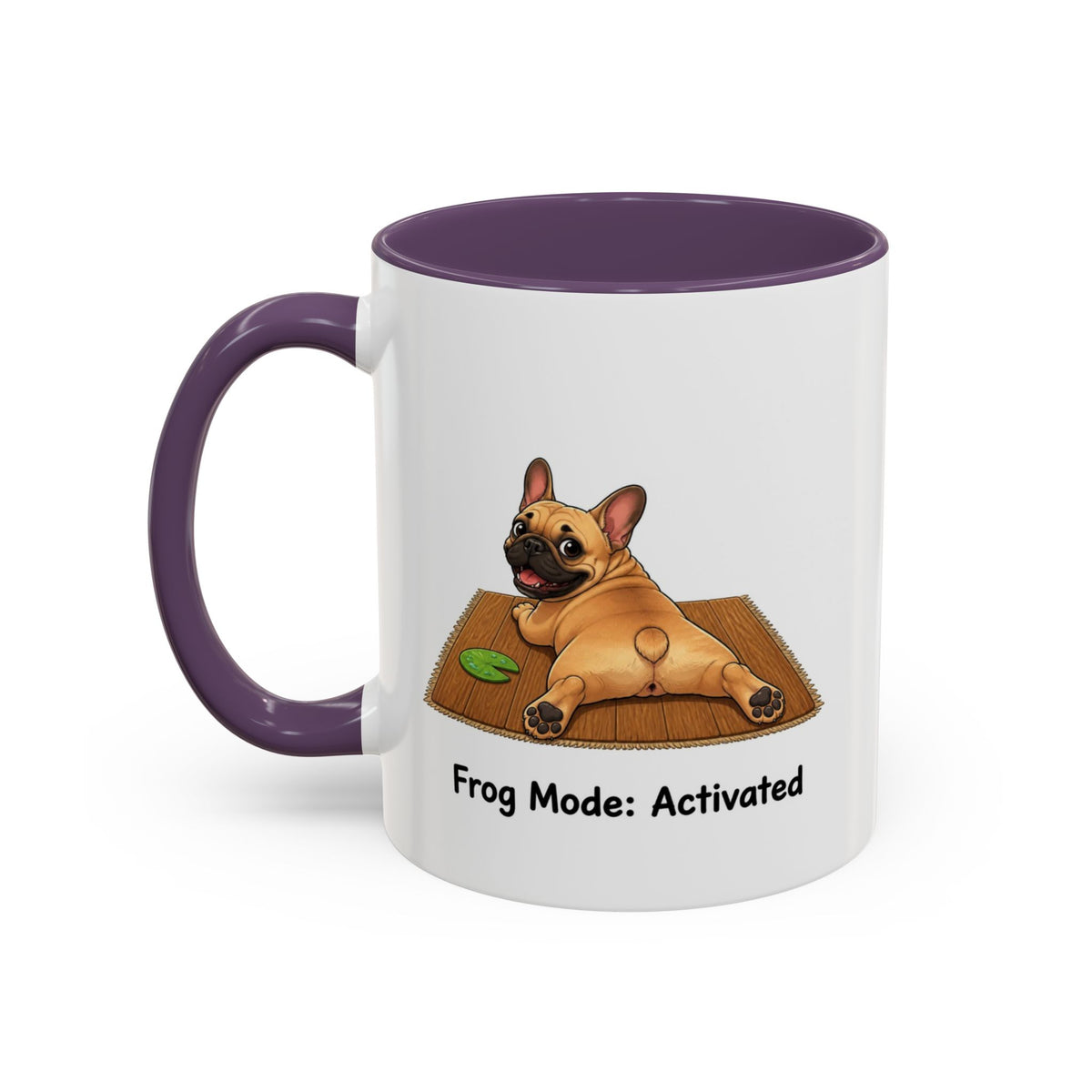 Frog Mode Mug - French Bulldog - Fawn
