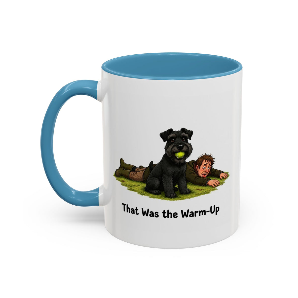Warm-Up Mug - Miniature Schnauzer - Black - Man