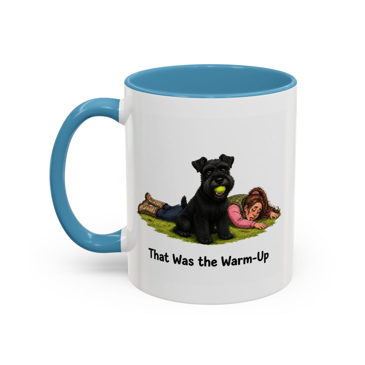 Warm-Up Mug - Miniature Schnauzer - Black - Woman