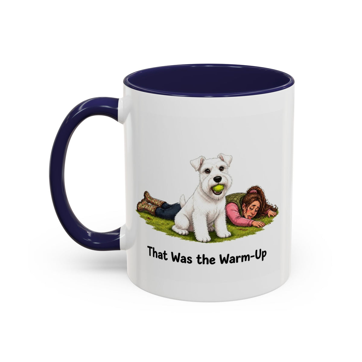 Warm-Up Mug - Miniature Schnauzer - White - Woman