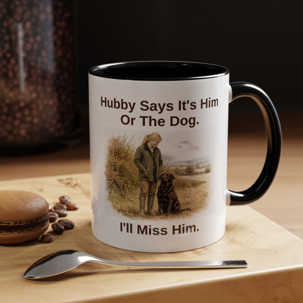 Hubby Says Mug - Labrador - Chocolate - Blonde