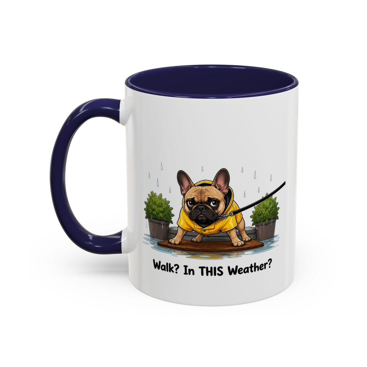 Walk Weather Mug - French Bulldog - Fawn