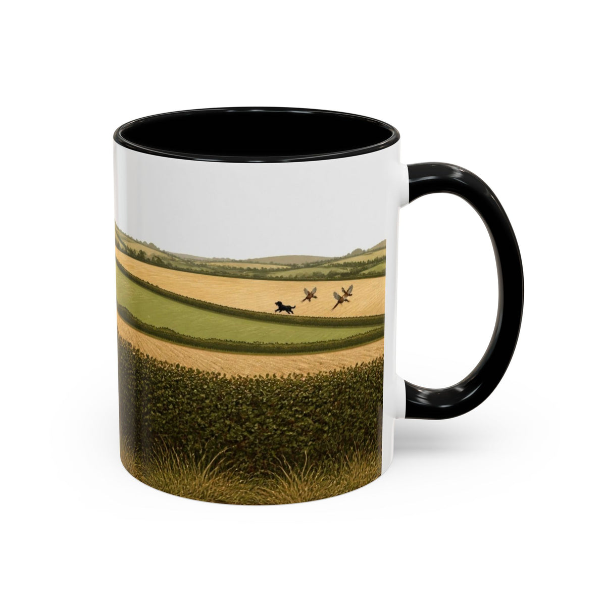 Funny Black Labrador Mug - He's Rangey, Working Gun Dog Gift, Dog Recall Mug, 11oz