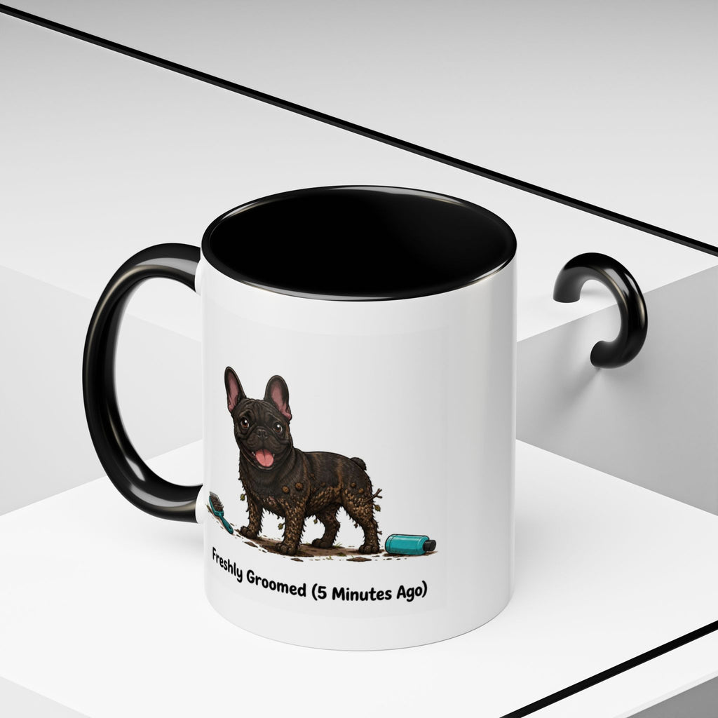Freshly Groomed Mug - French Bulldog - Brindle