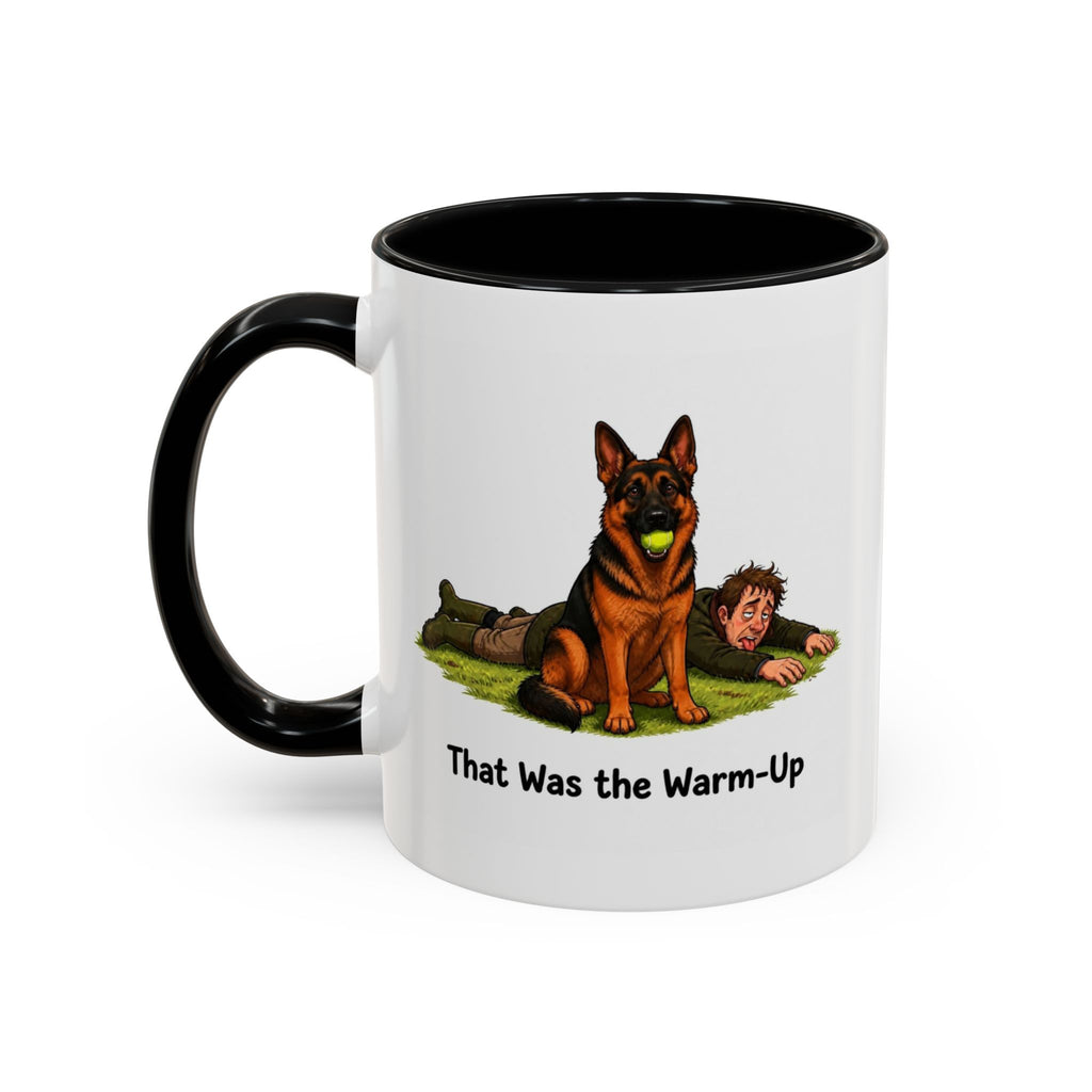 Warm-Up Mug - German Shepherd - Black & Red - Man