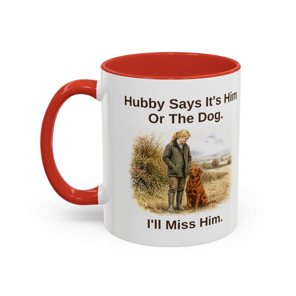 Hubby Says Mug - Labrador - Fox Red - Blonde