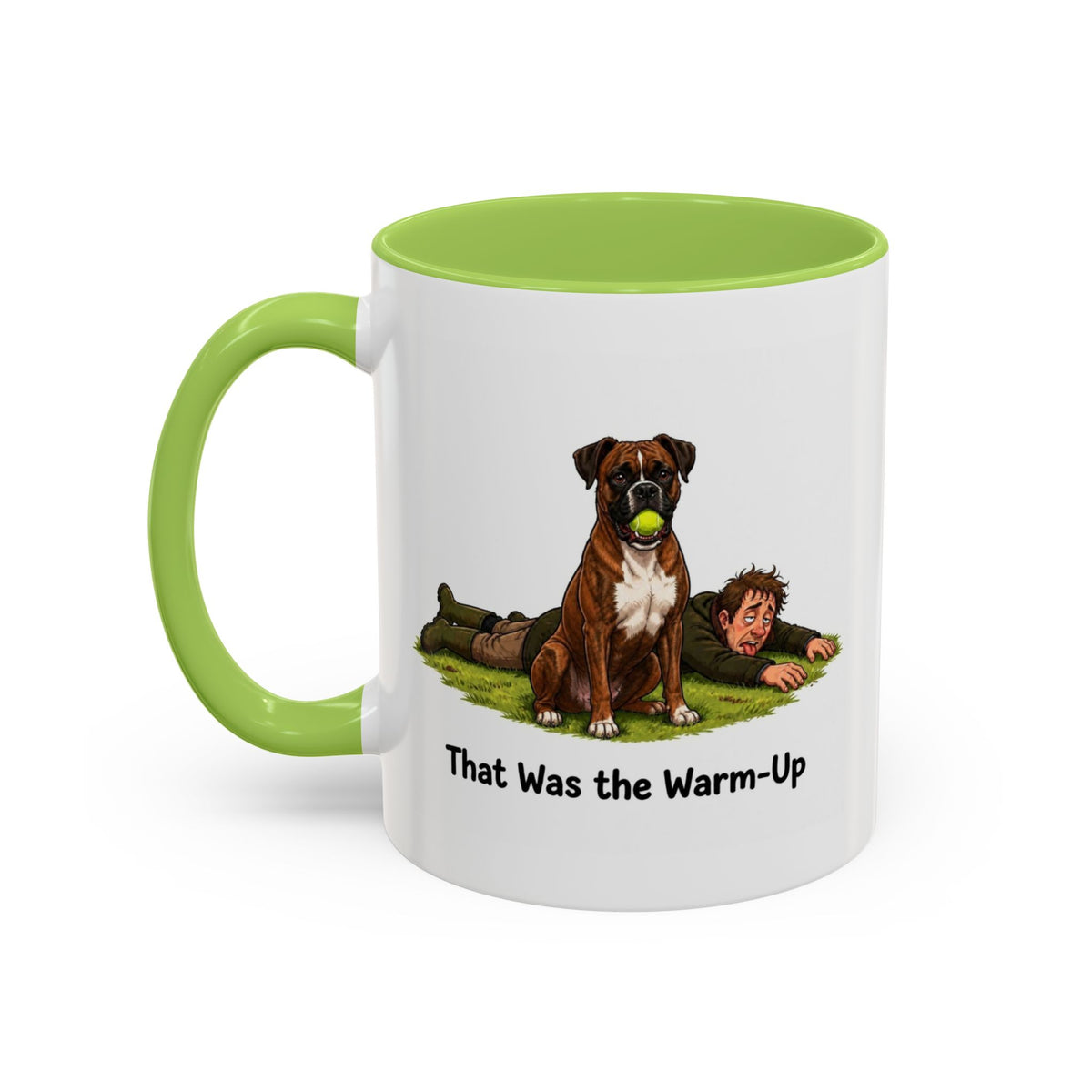 Warm-Up Mug - Boxer - Brindle - Man