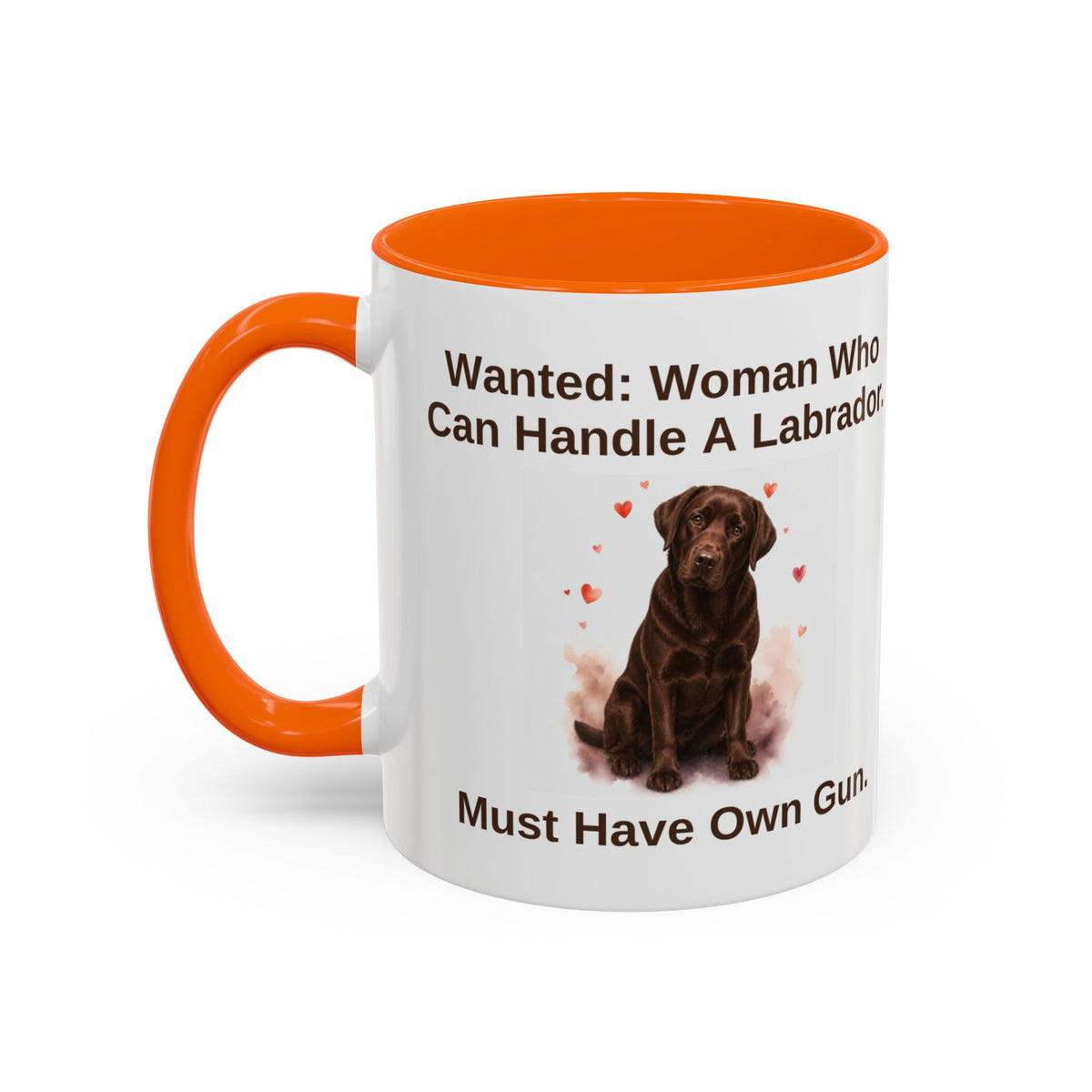 Wanted Mug - Labrador - Chocolate - Woman