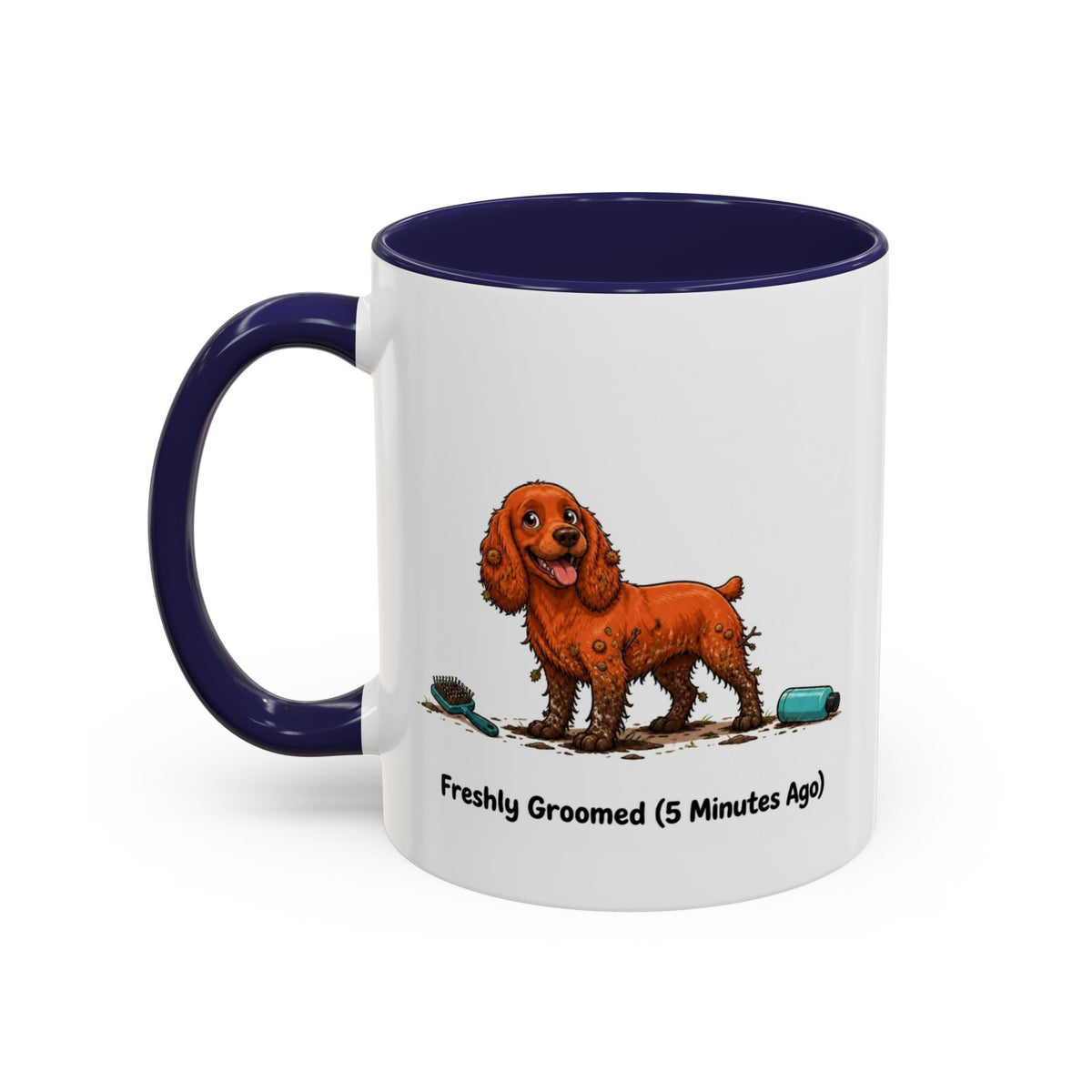 Freshly Groomed Mug - Cocker Spaniel - Red