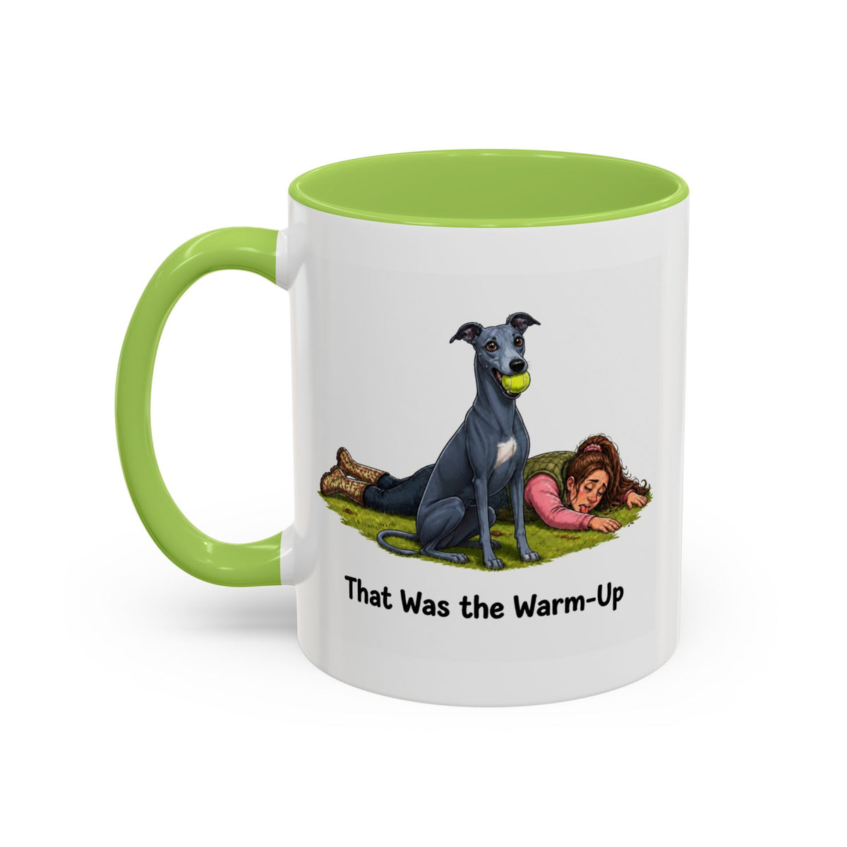 Warm-Up Mug - Whippet - Blue - Woman