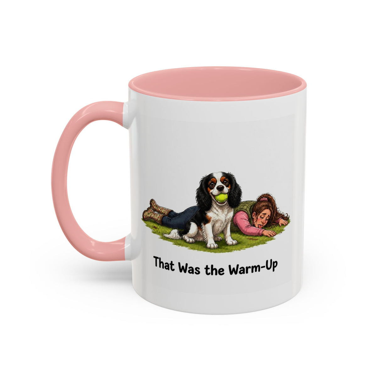 Warm-Up Mug - Cavalier King Charles Spaniel - Tricolour - Woman