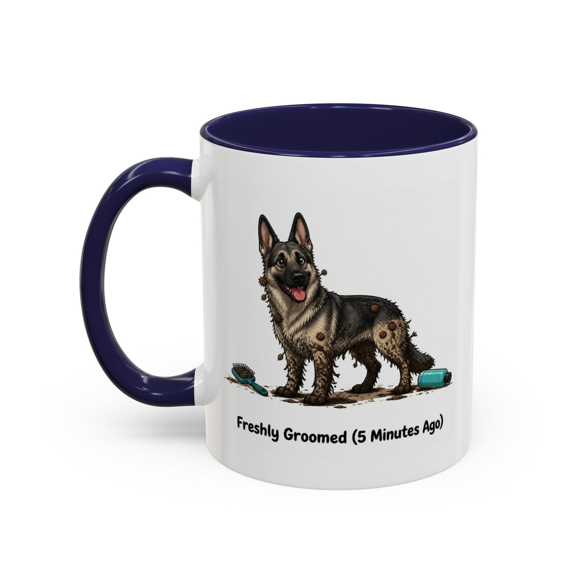 Freshly Groomed Mug - German Shepherd - Sable