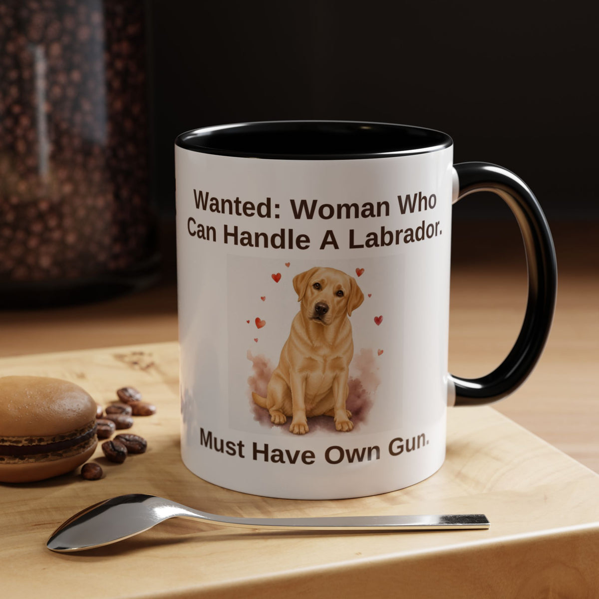 Wanted Mug - Labrador - Yellow - Woman