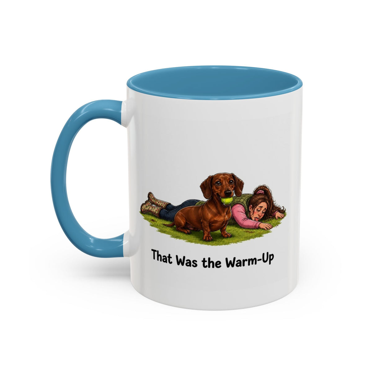 Warm-Up Mug - Mini Smooth Dachshund - Red - Woman
