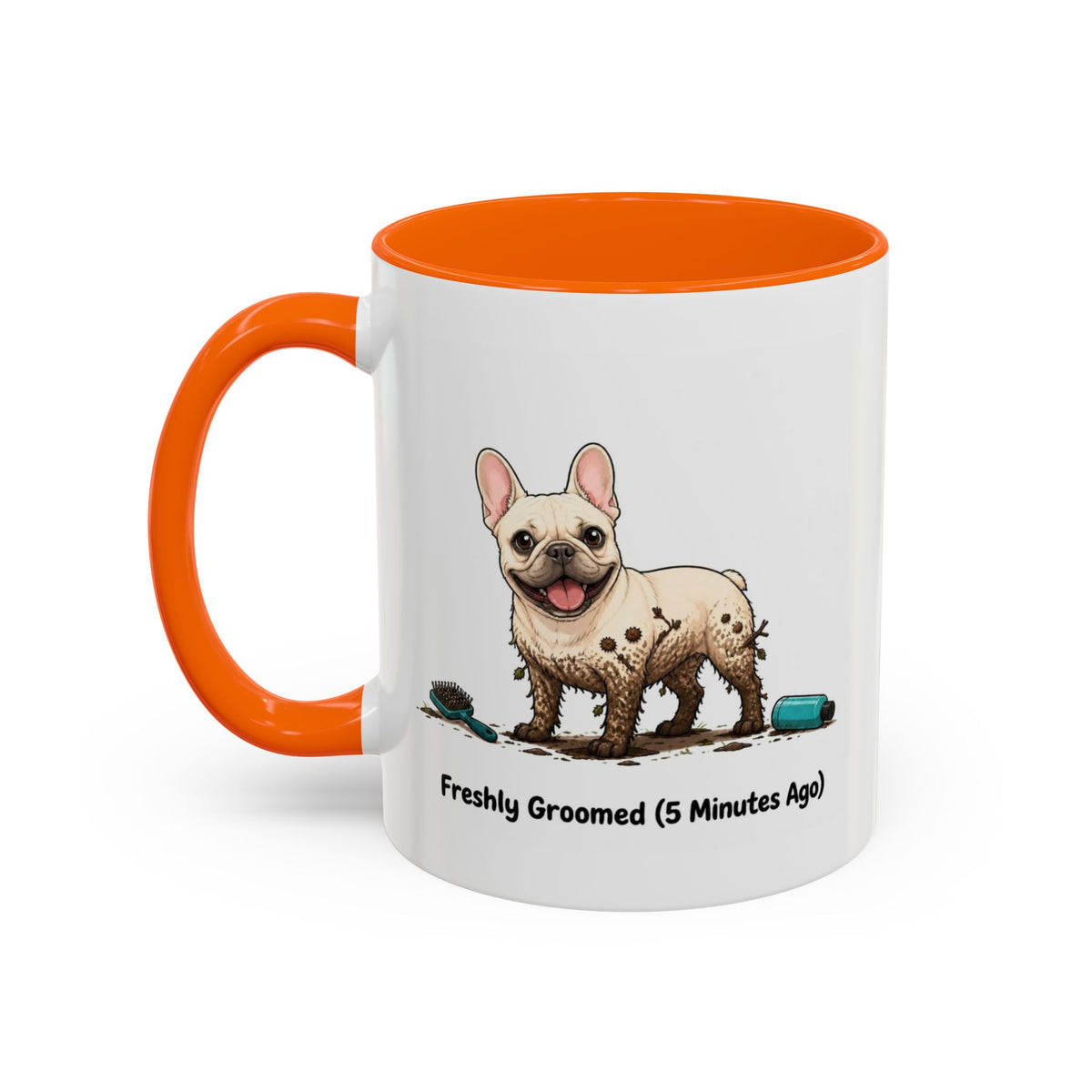Freshly Groomed Mug - French Bulldog - Cream