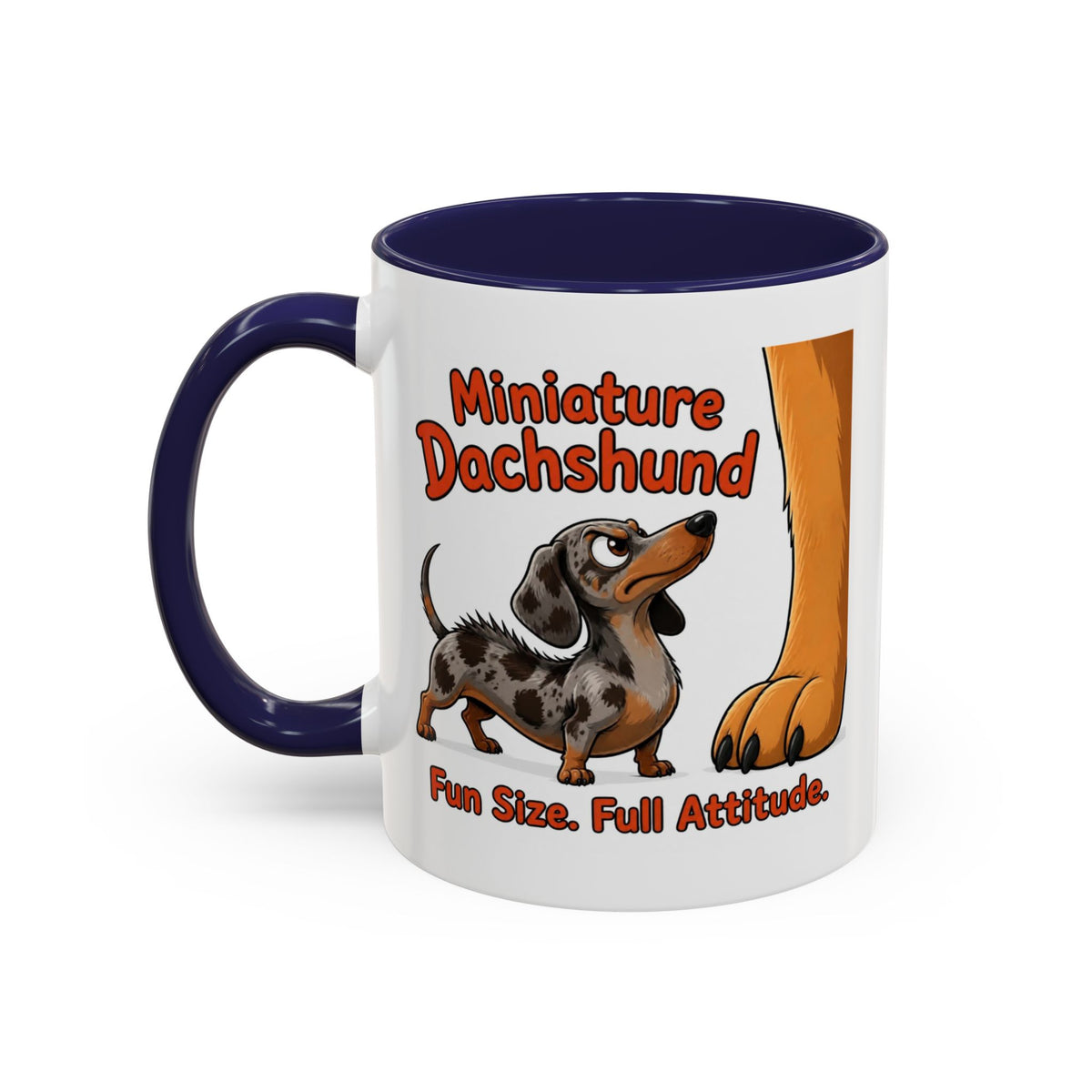 Fun Size Full Attitude Mug - Dachshund - Dapple