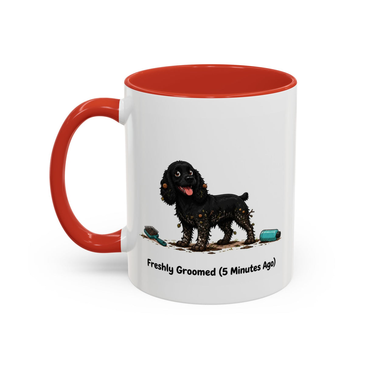 Freshly Groomed Mug - Cocker Spaniel - Black
