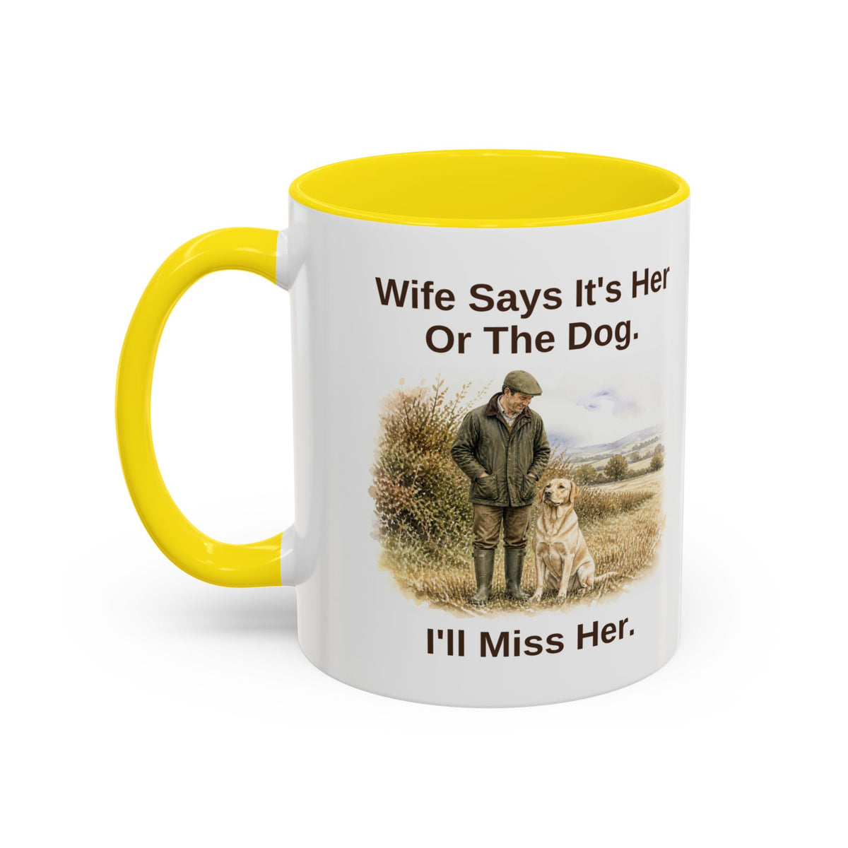 Wife Says Mug - Labrador - Yellow