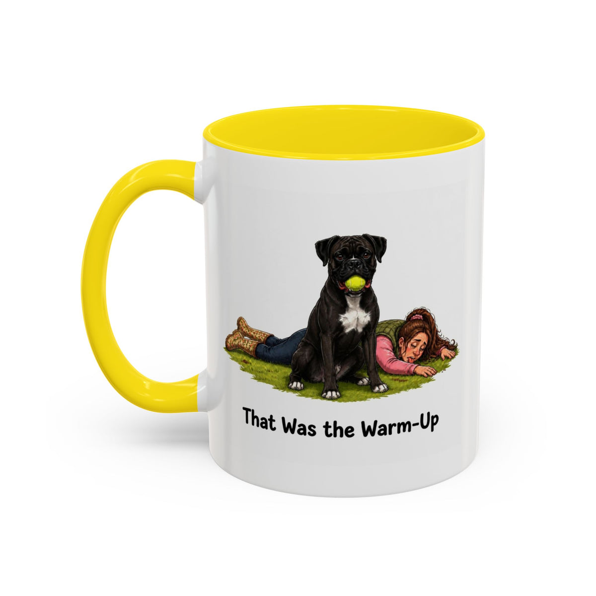 Warm-Up Mug - Boxer - Reverse Brindle - Woman