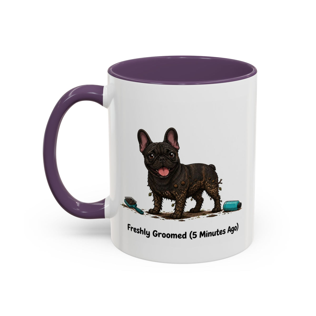 Freshly Groomed Mug - French Bulldog - Brindle