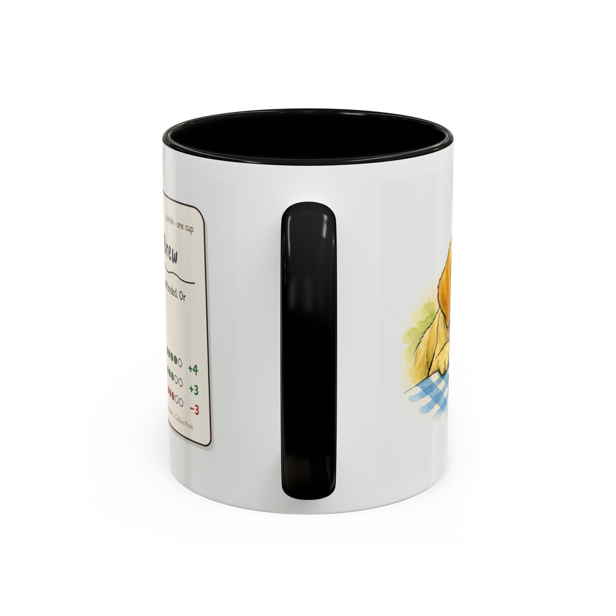 Funny yellow Labrador mug, food thief Lab – view 6