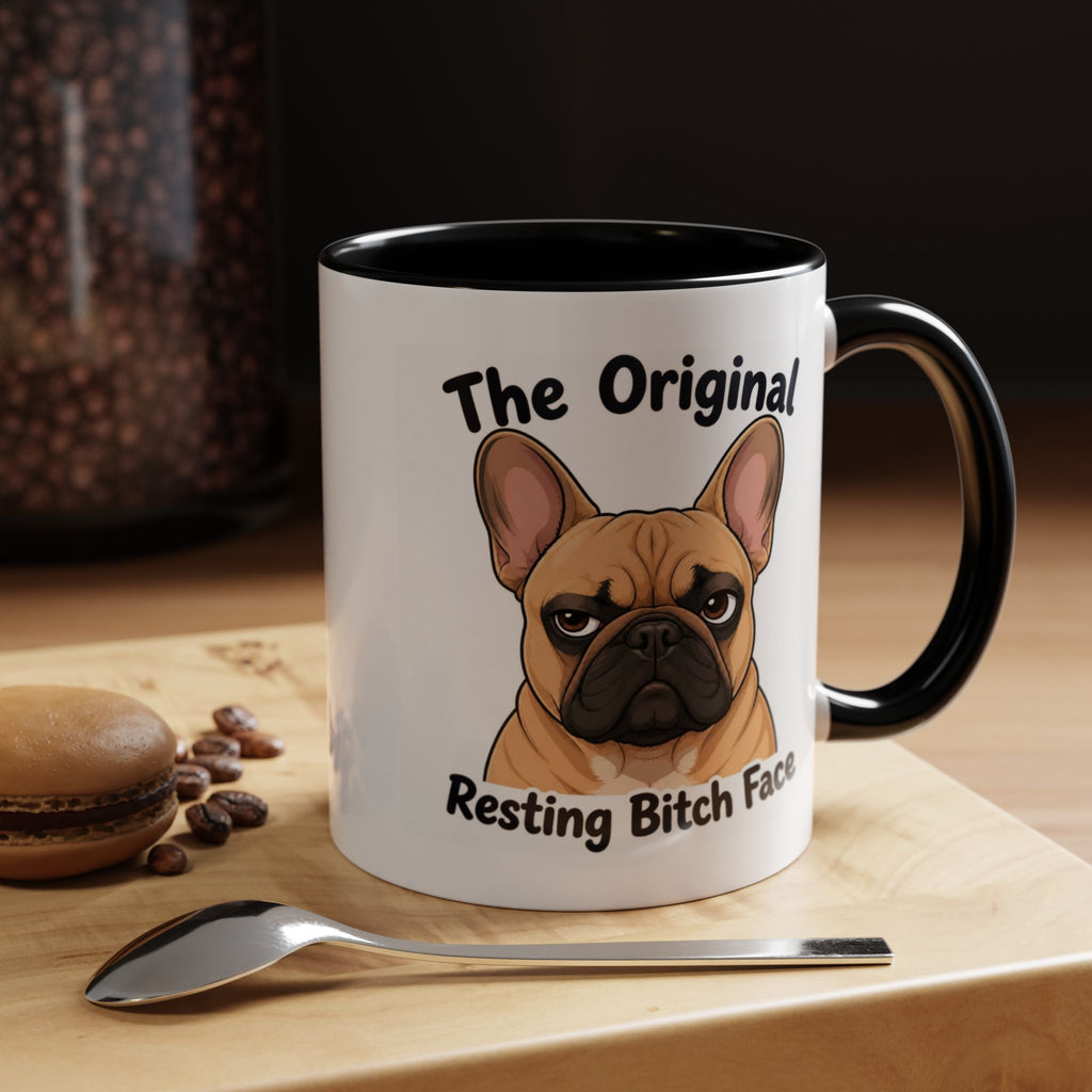 Resting Bitch Face Mug - French Bulldog - Fawn