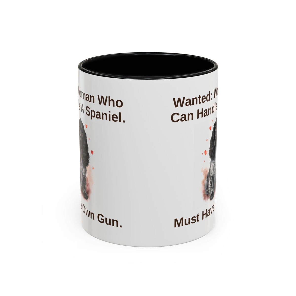 Wanted Mug - Cocker Spaniel - Blue Roan - Woman